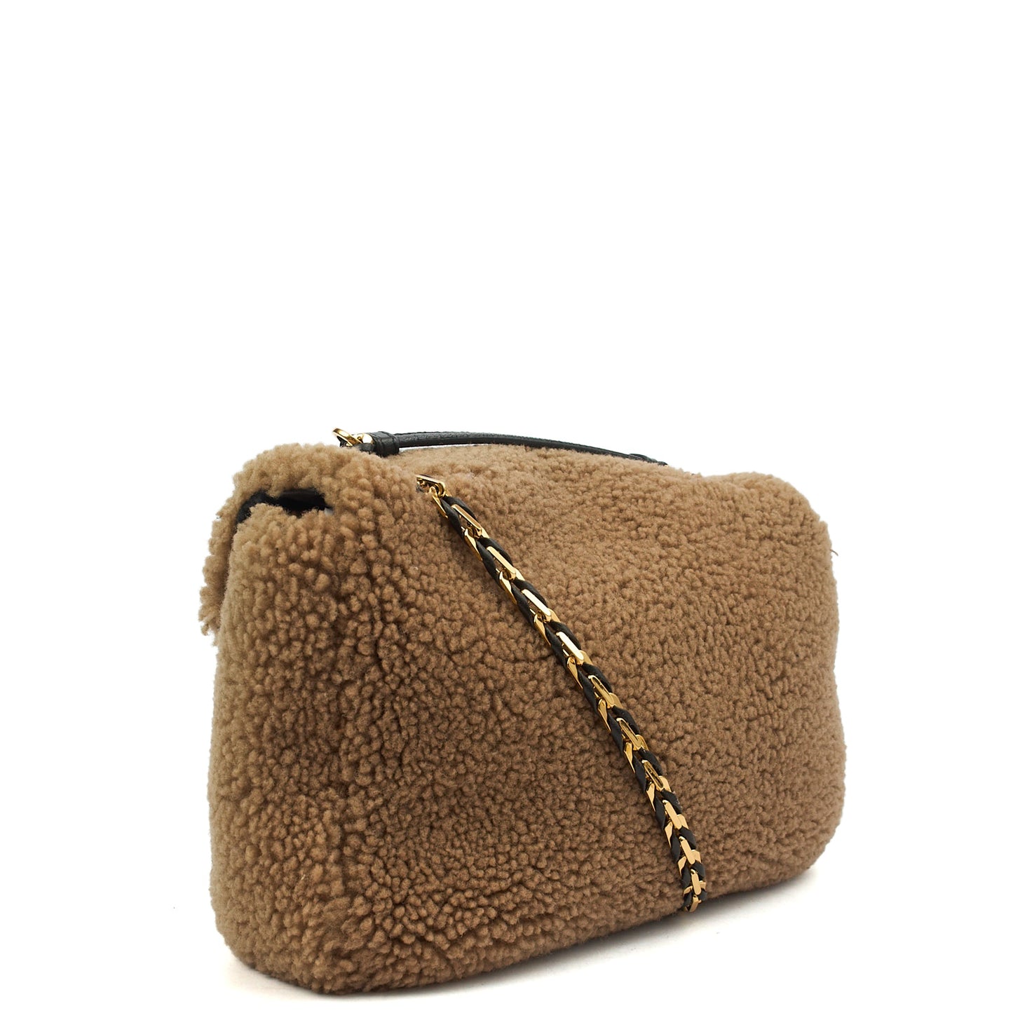 Fendi Cross Body Baguette in Neutral, Other — Side View