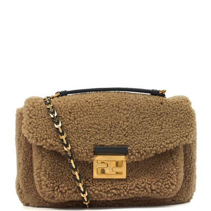 Fendi Cross Body Baguette in Neutral, Other — Front View