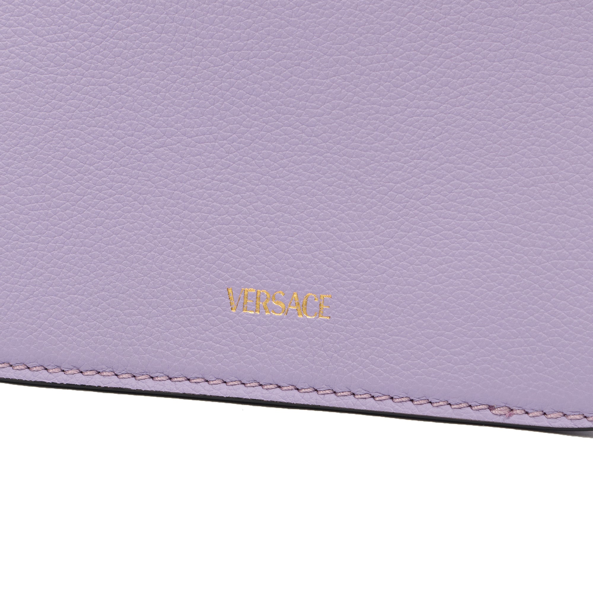 Versace Cross Body Shoulder Bag in Purple, Leather — Alternate View 7