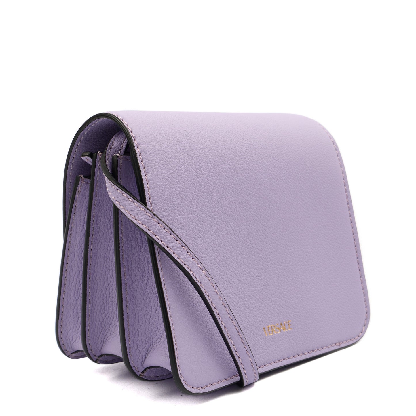 Versace Cross Body Shoulder Bag in Purple, Leather — Alternate View 11