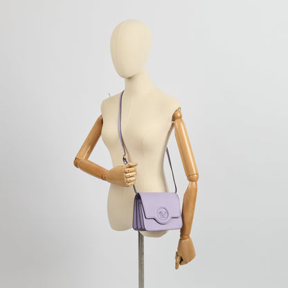 Versace Cross Body Shoulder Bag in Purple, Leather — Alternate View 10
