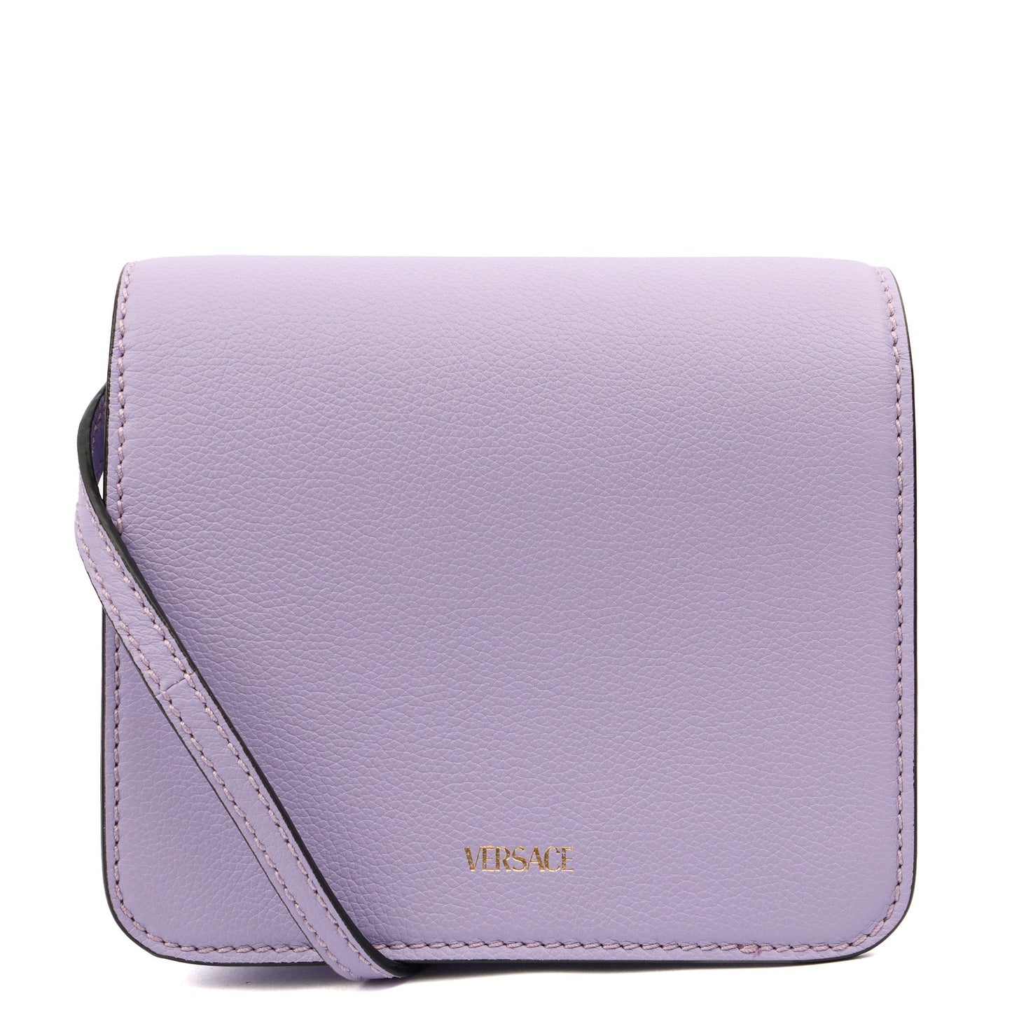 Versace Cross Body Shoulder Bag in Purple, Leather — Alternate View 12