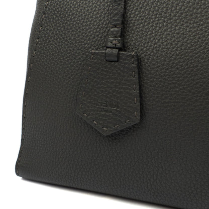 Fendi Tote Selleria Peekaboo in Grey, Leather — Alternate View 18