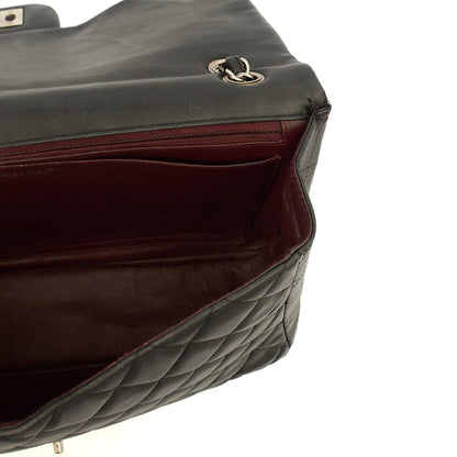 Chanel Shoulder Bag Classic Single Flap - Maxi in Black, Lambskin Leather — Alternate View 10