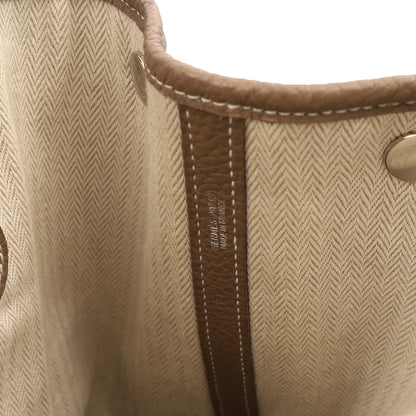 Hermes Garden Party 36 in Etoupe, Negonda Leather — Alternate View 9