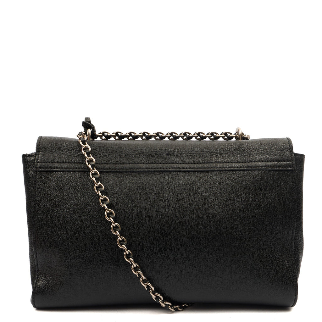 Mulberry Cross Body Lily - Large in Black, Leather — Top View