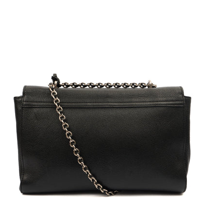 Mulberry Cross Body Lily - Large in Black, Leather — Top View