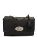 Mulberry Cross Body Lily - Large in Black, Leather — Front View