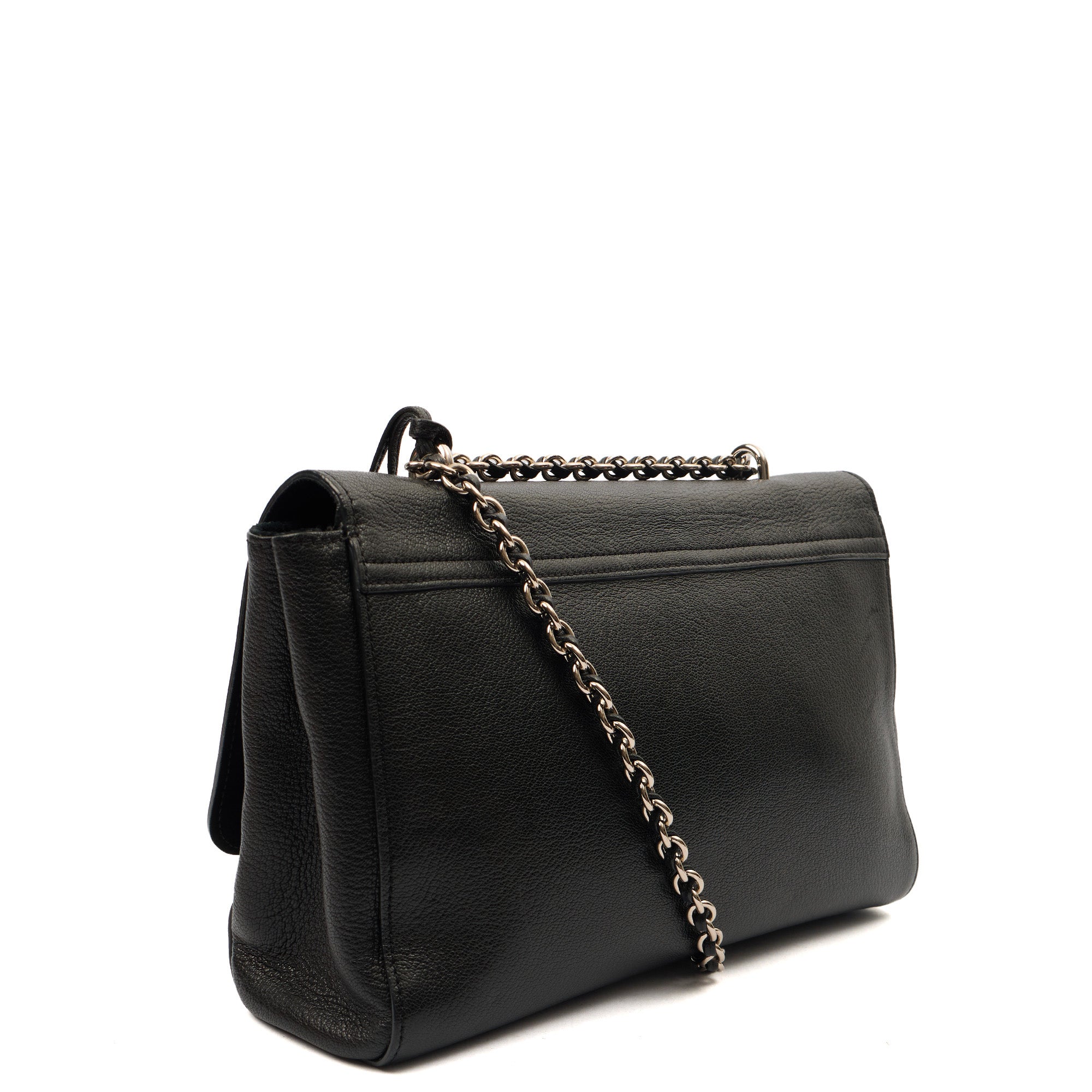 Mulberry Cross Body Lily - Large in Black, Leather — Back View