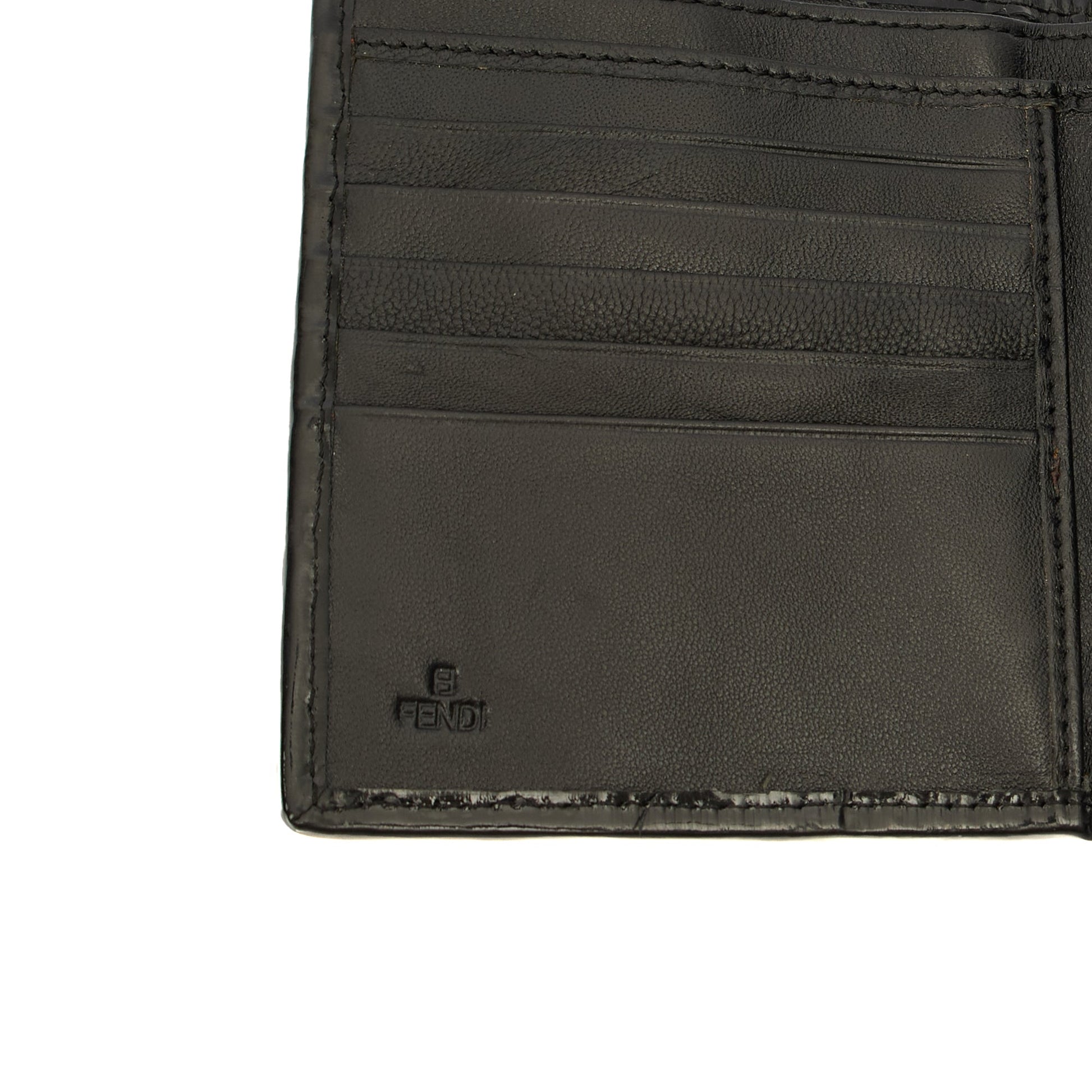 Fendi Wallet B Bag in Metallic, Leather — Alternate View 21