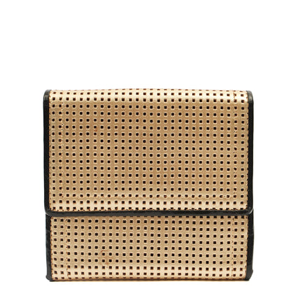 Fendi Wallet B Bag in Metallic, Leather — Alternate View 10