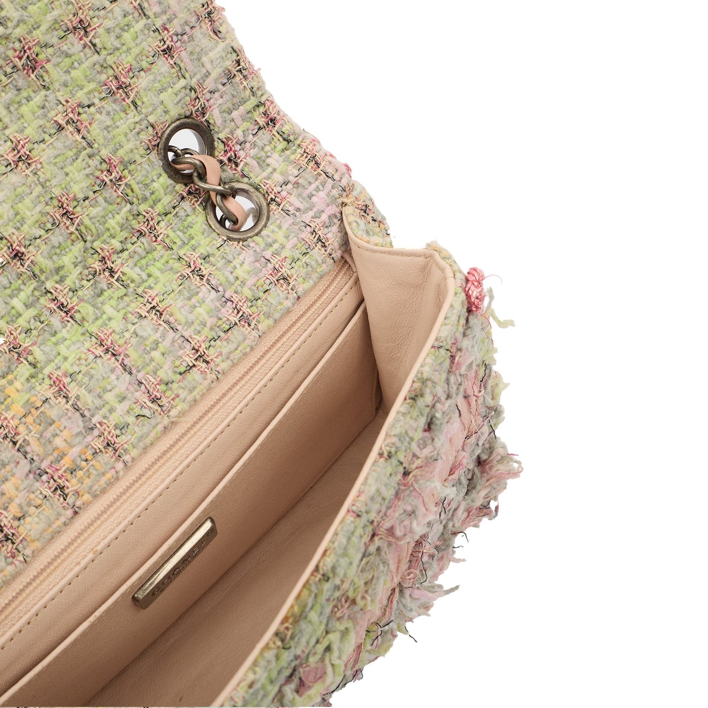 Chanel Shoulder Bag Classic Single Flap - Medium in Multi, Fabric — Alternate View 10