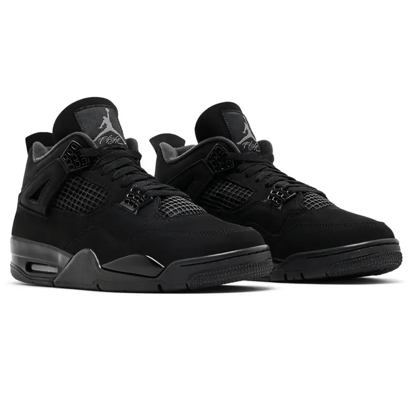 Air Jordan 4 Retro Black Cat 2025 — UK 3 | EU 35.5 | US 3.5 — Back View