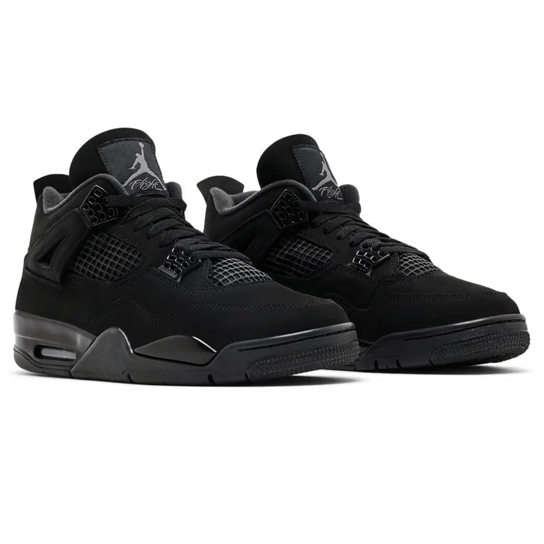 Air Jordan 4 Retro Black Cat 2025 — UK 3 | EU 35.5 | US 3.5 — Back View