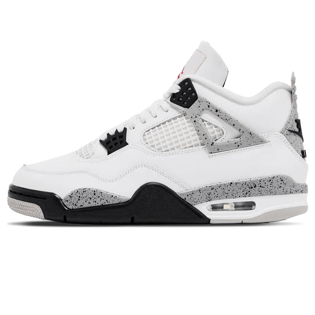 Air Jordan 4 Retro 'White Cement' 2025 — UK 3 | EU 35.5 | US 3.5 — Front View