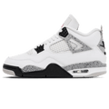 Air Jordan 4 Retro 'White Cement' 2025 — UK 3 | EU 35.5 | US 3.5 — Front View