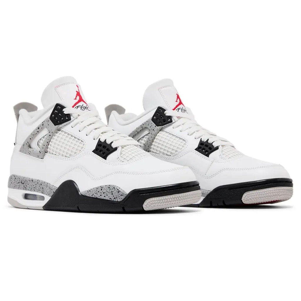 Air Jordan 4 Retro 'White Cement' 2025 — UK 3 | EU 35.5 | US 3.5 — Back View