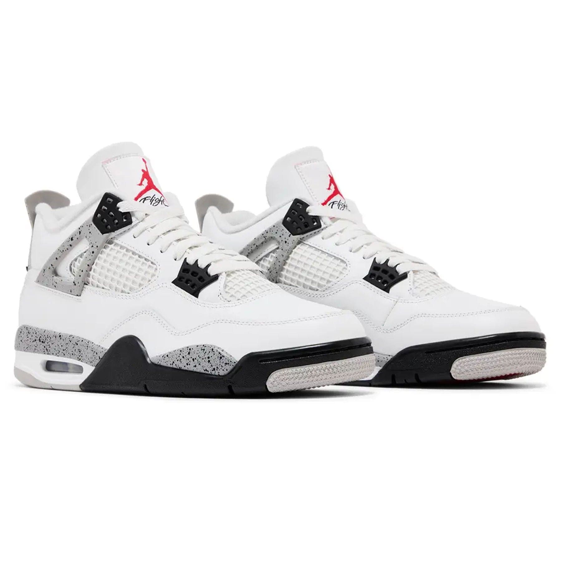 Air Jordan 4 Retro 'White Cement' 2025 — UK 3 | EU 35.5 | US 3.5 — Back View