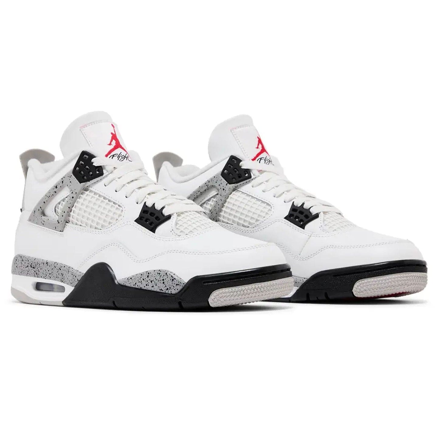 Air Jordan 4 Retro 'White Cement' 2025 — UK 3 | EU 35.5 | US 3.5 — Back View