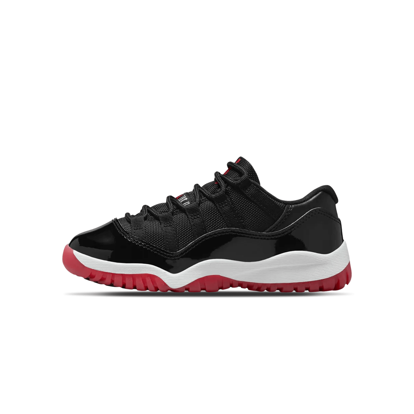 Air Jordan 11 Retro Low PS 'Bred' 2025 — UK 10C | EU 27.5 | US 10.5C — Front View