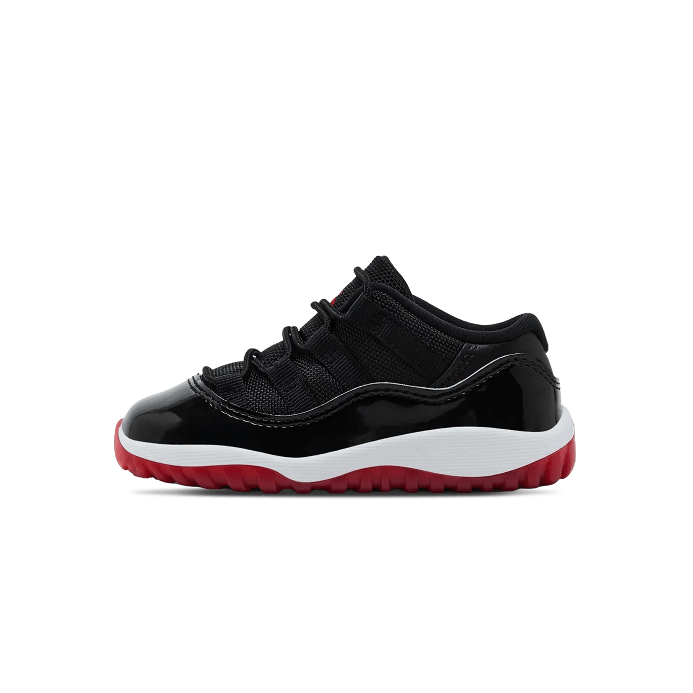 Air Jordan 11 Retro Low TD 'Bred' 2025 — UK 0C | EU 15 | US 0C — Front View
