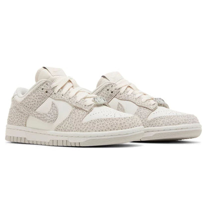 Nike Dunk Low Wmns 'Safari Print Pack - Phantom' — UK 2.5 | EU 35.5 | US 5 — Back View