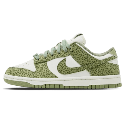 Nike Dunk Low Wmns 'Safari Print Pack - Honeydew' — UK 2.5 | EU 35.5 | US 5 — Front View