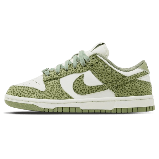 Nike Dunk Low Wmns 'Safari Print Pack - Honeydew' — UK 2.5 | EU 35.5 | US 5 — Front View