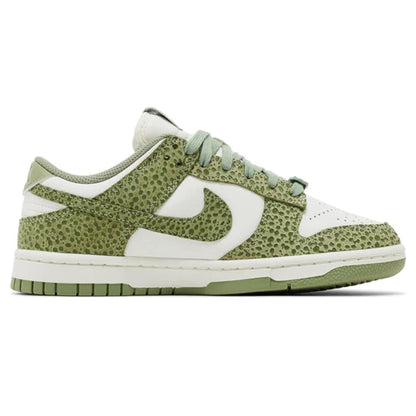 Nike Dunk Low Wmns 'Safari Print Pack - Honeydew' — UK 2.5 | EU 35.5 | US 5 — Side View