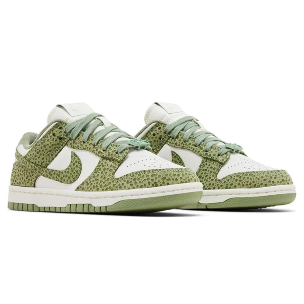 Nike Dunk Low Wmns 'Safari Print Pack - Honeydew' — UK 2.5 | EU 35.5 | US 5 — Back View