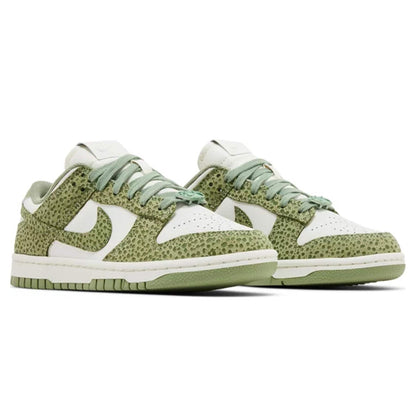 Nike Dunk Low Wmns 'Safari Print Pack - Honeydew' — UK 2.5 | EU 35.5 | US 5 — Back View