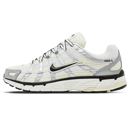 Nike P-6000 Wmns 'Coconut Milk Metallic Silver' — UK 2.5 | EU 35.5 | US 5 — Front View