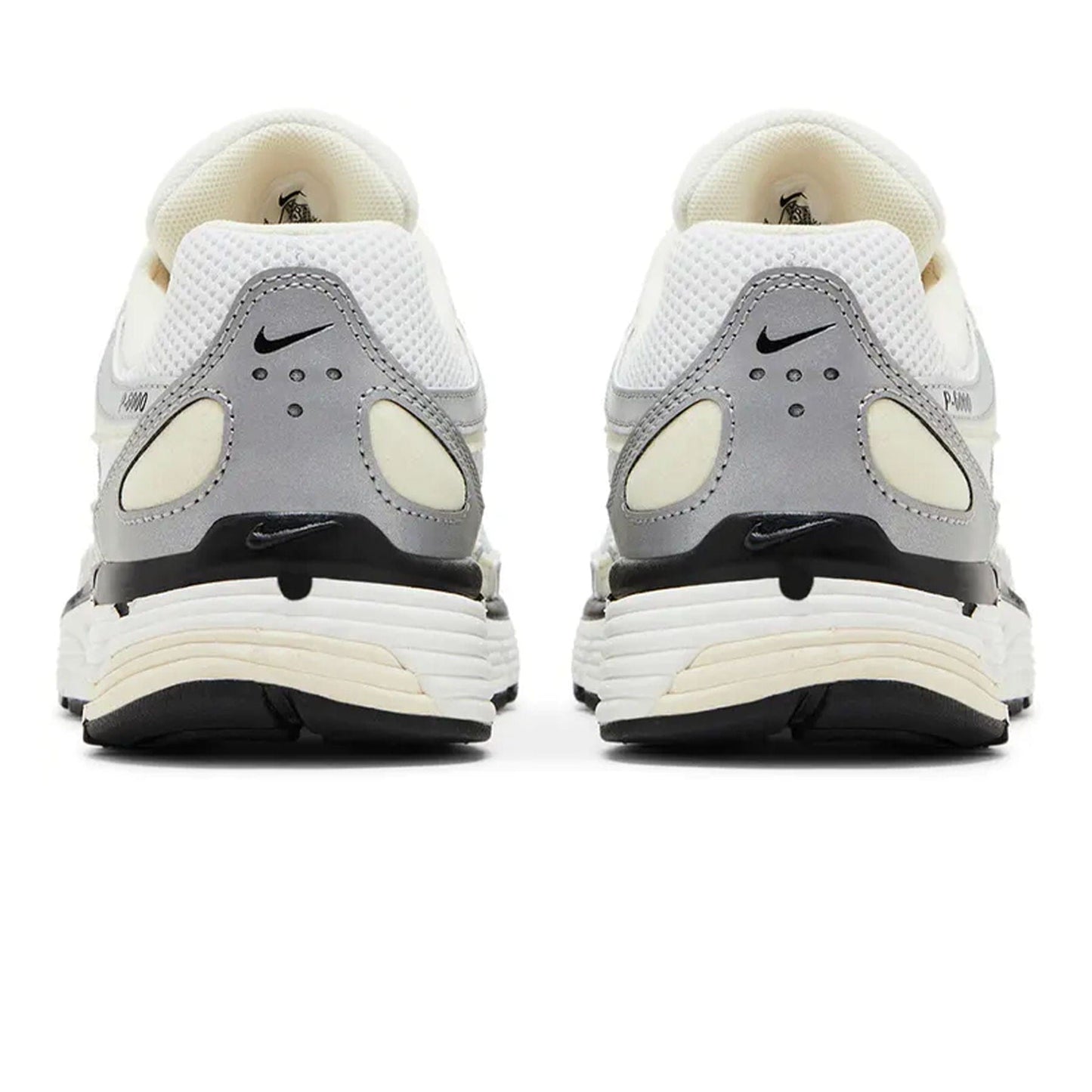 Nike P-6000 Wmns 'Coconut Milk Metallic Silver' — UK 2.5 | EU 35.5 | US 5 — Top View