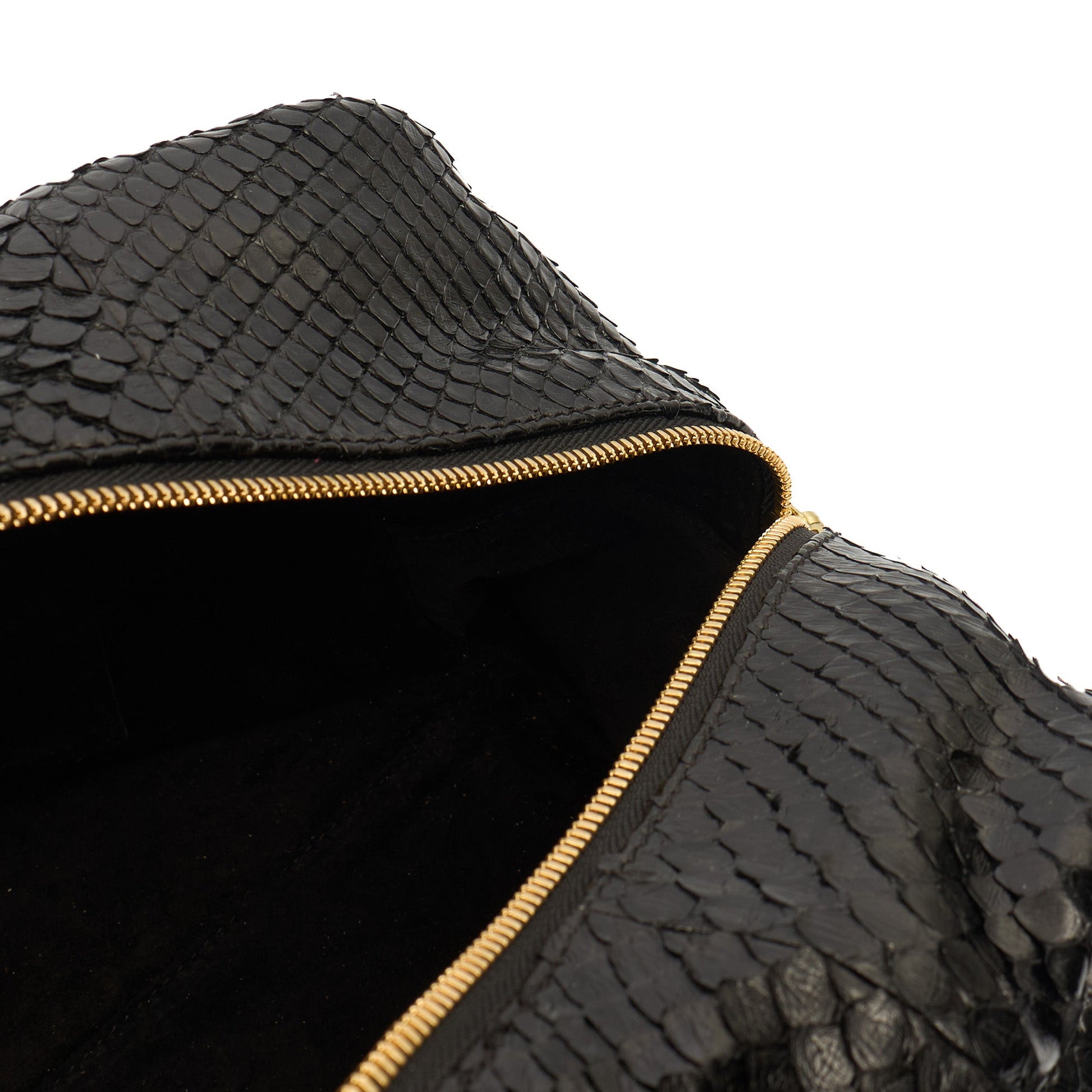 Anya Hindmarch Shoulder Bag Shoulder Bag in Black, Exotic Effect Leather — Alternate View 7