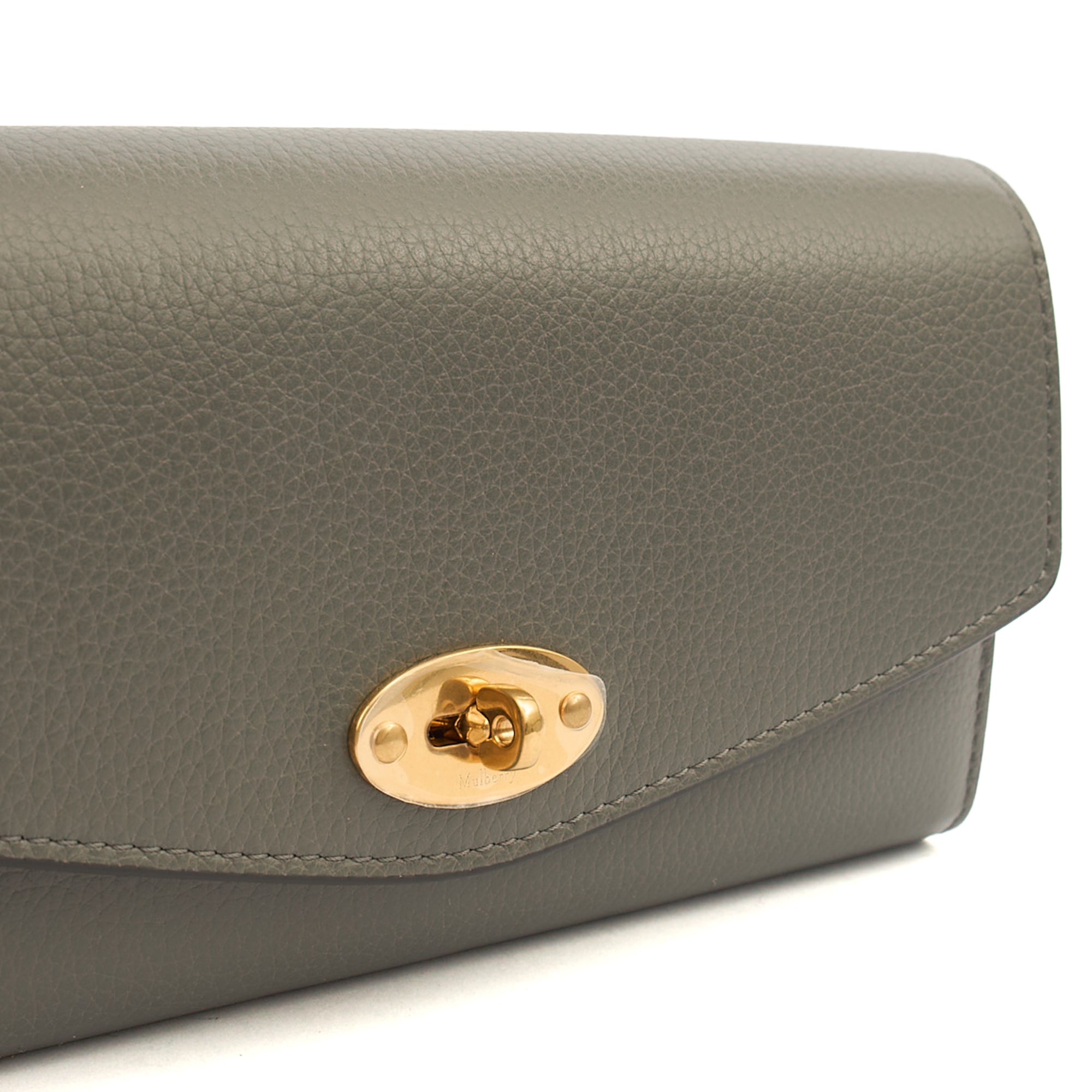 Mulberry Wallet Darley Wallet in Grey, Calfskin Leather — Alternate View 19