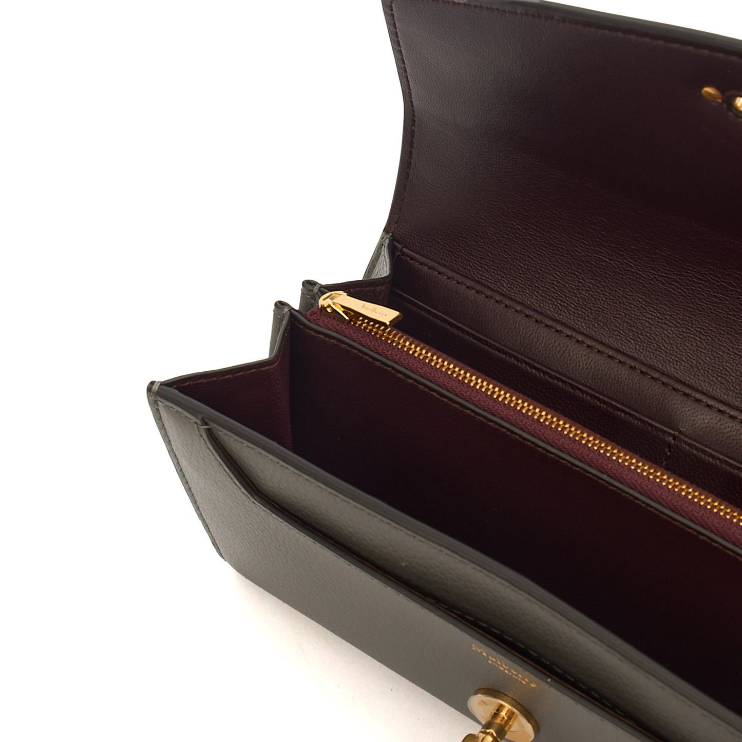 Mulberry Wallet Darley Wallet in Grey, Calfskin Leather — Alternate View 7
