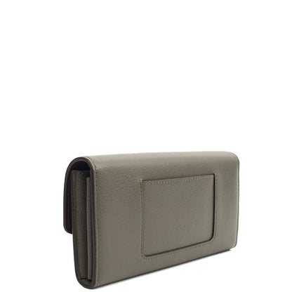 Mulberry Wallet Darley Wallet in Grey, Calfskin Leather — Alternate View 9