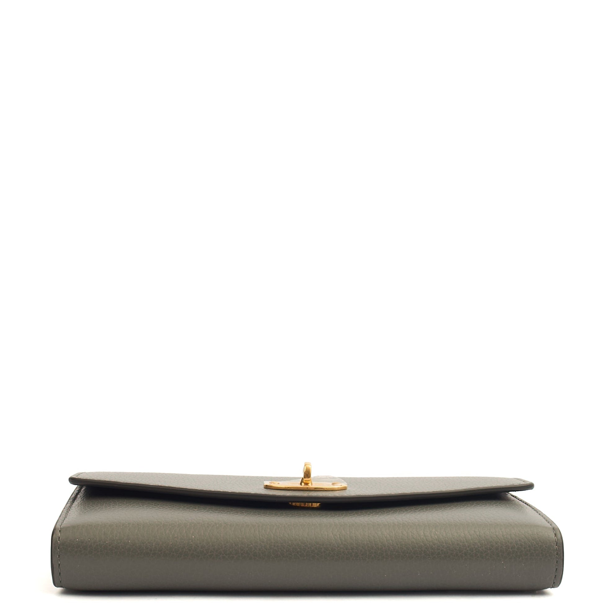 Mulberry Wallet Darley Wallet in Grey, Calfskin Leather — Top View