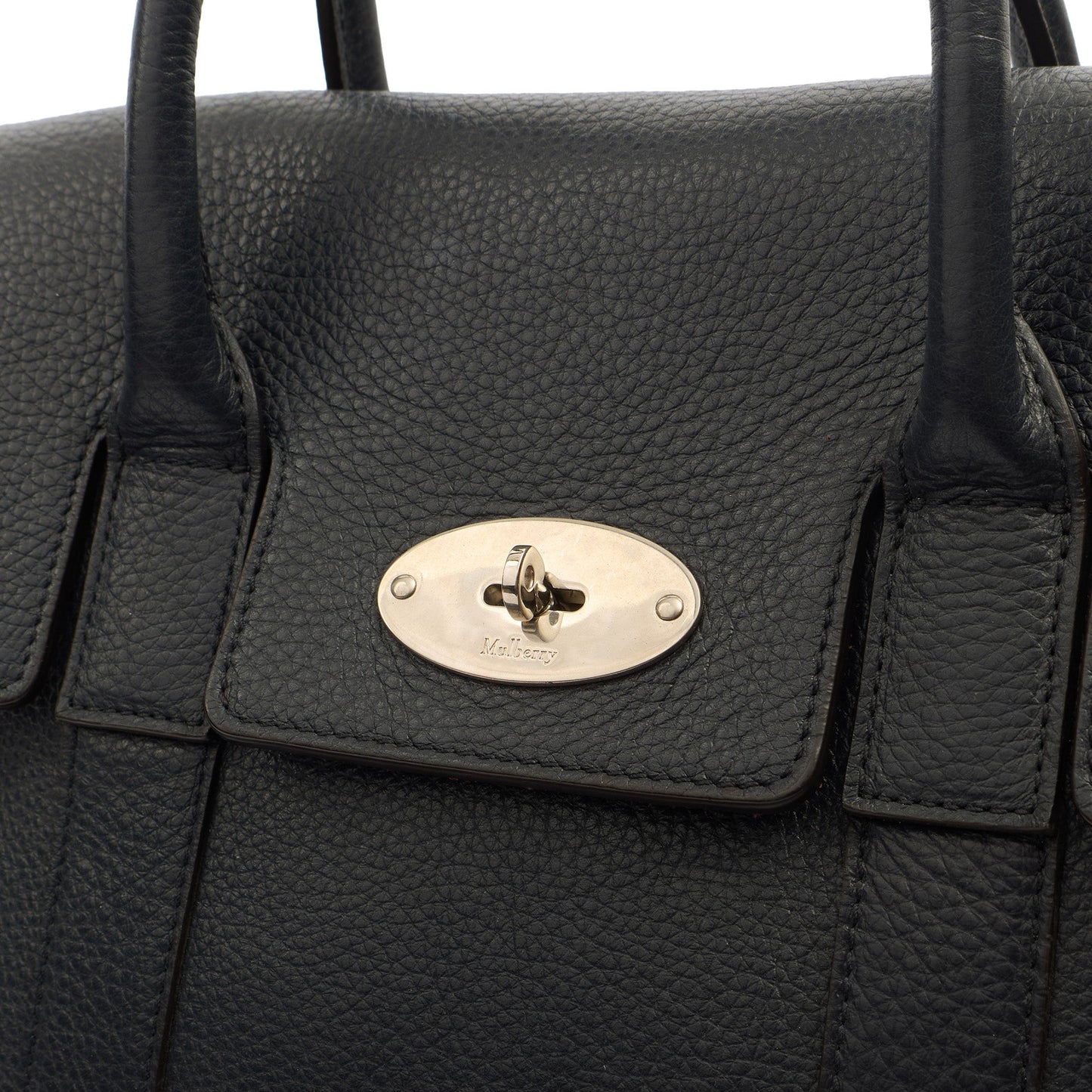 Mulberry Backpack Bayswater Backpack in Navy, Calfskin Leather — Lifestyle View