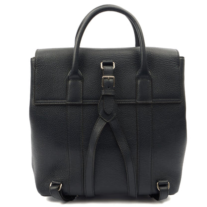 Mulberry Backpack Bayswater Backpack in Navy, Calfskin Leather — Back View