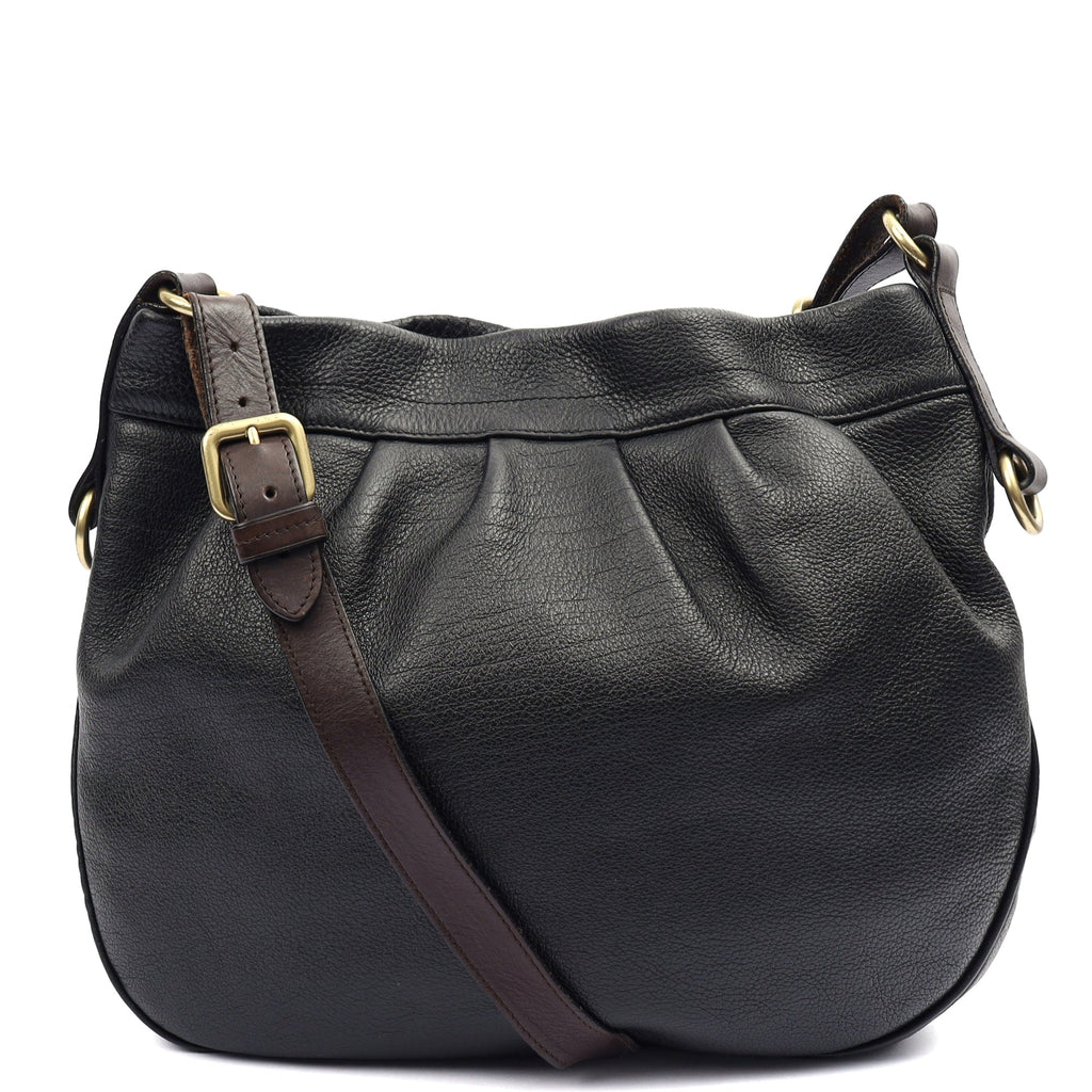 Mulberry Tote Mitzy Hobo in Black, Calfskin Leather — Back View