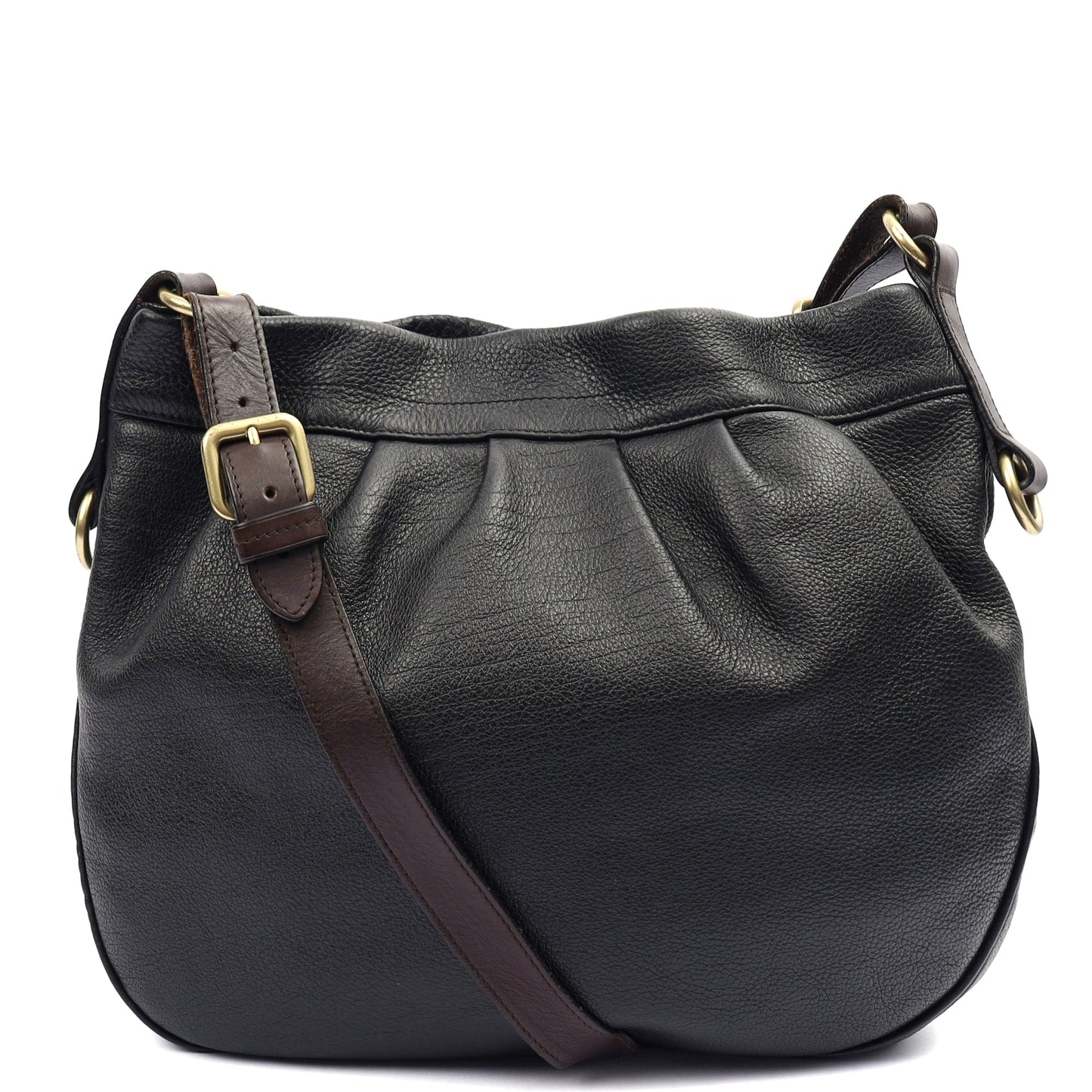 Mulberry Tote Mitzy Hobo in Black, Calfskin Leather — Back View