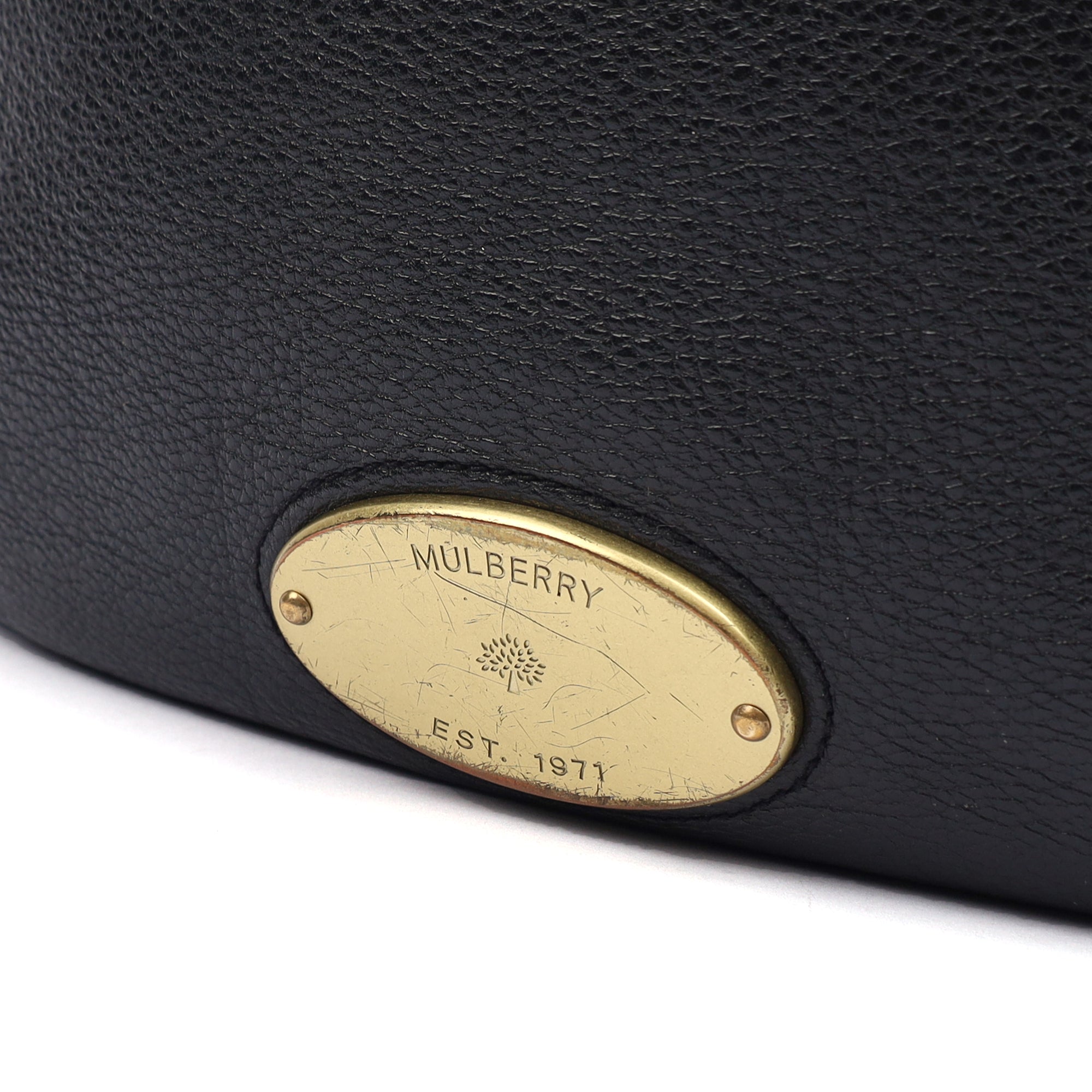 Mulberry Tote Mitzy Hobo in Black, Calfskin Leather — Lifestyle View