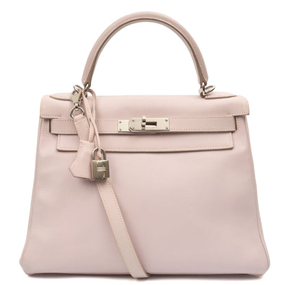 Hermes Kelly 28 in Rose Dragee, Swift (Gulli35) Leather — Alternate View 14