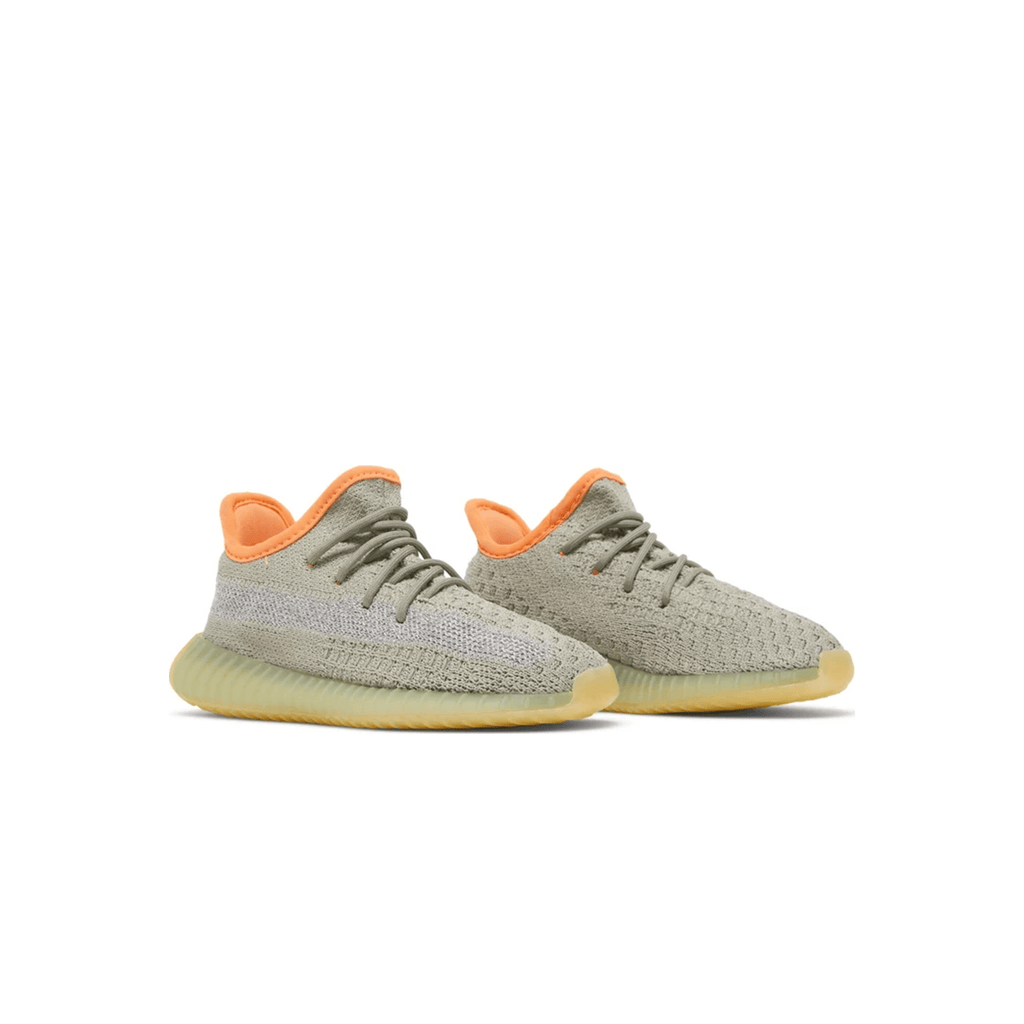 adidas Yeezy Boost 350 V2 Infant 'Desert Sage' — UK 0k | EU 16 | US 1k — Back View
