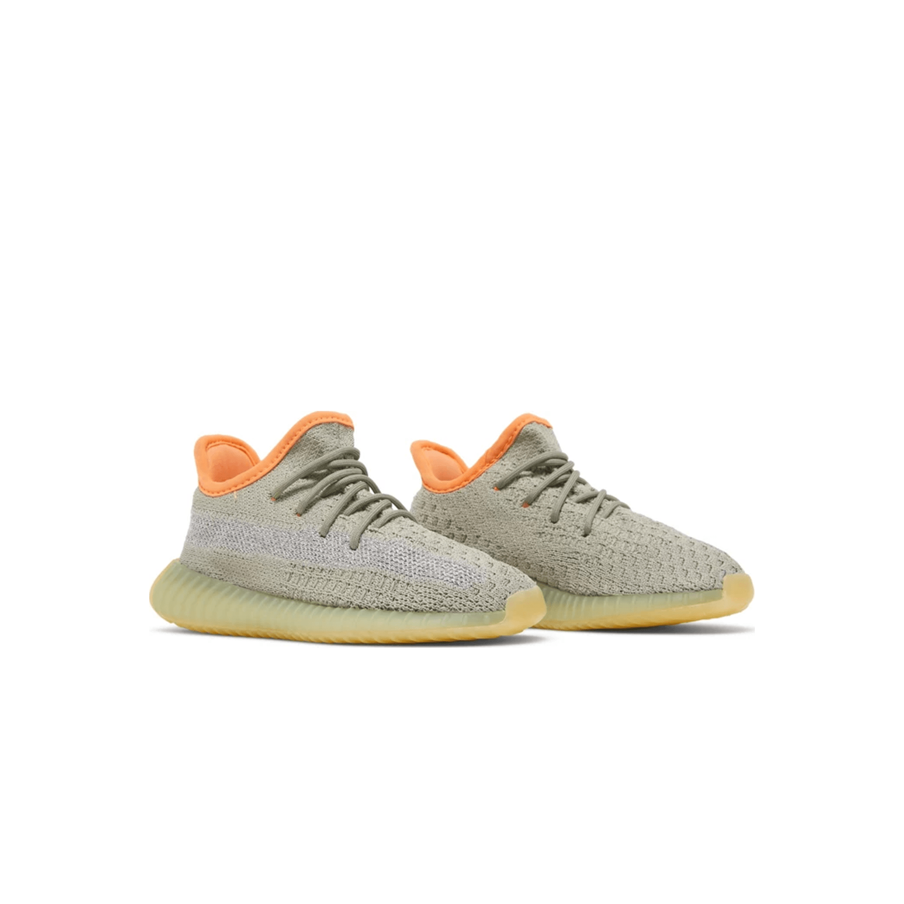 adidas Yeezy Boost 350 V2 Infant 'Desert Sage' — UK 0k | EU 16 | US 1k — Back View