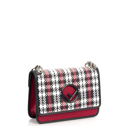 Fendi Shoulder Bag Kan I F Wallet On Chain in Multi, Leather — Side View