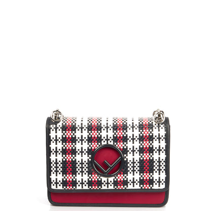Fendi Shoulder Bag Kan I F Wallet On Chain in Multi, Leather — Front View
