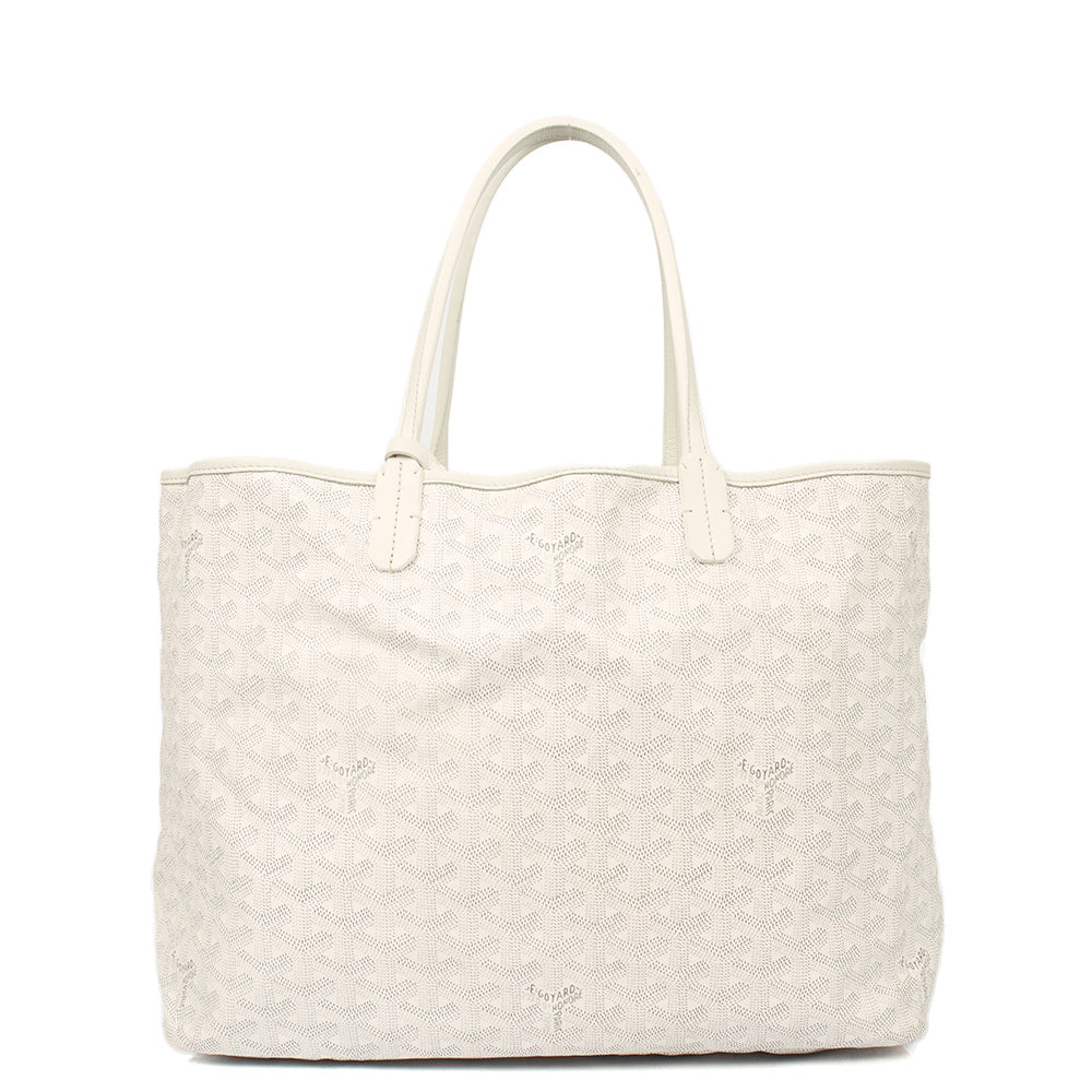 Goyard Tote Saint Louis PM in Neutral, Fabric — Back View