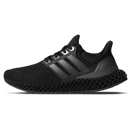 Adidas Ultra 4D 'Triple Black' — UK 3.5 | EU 36 | US 4 — Front View